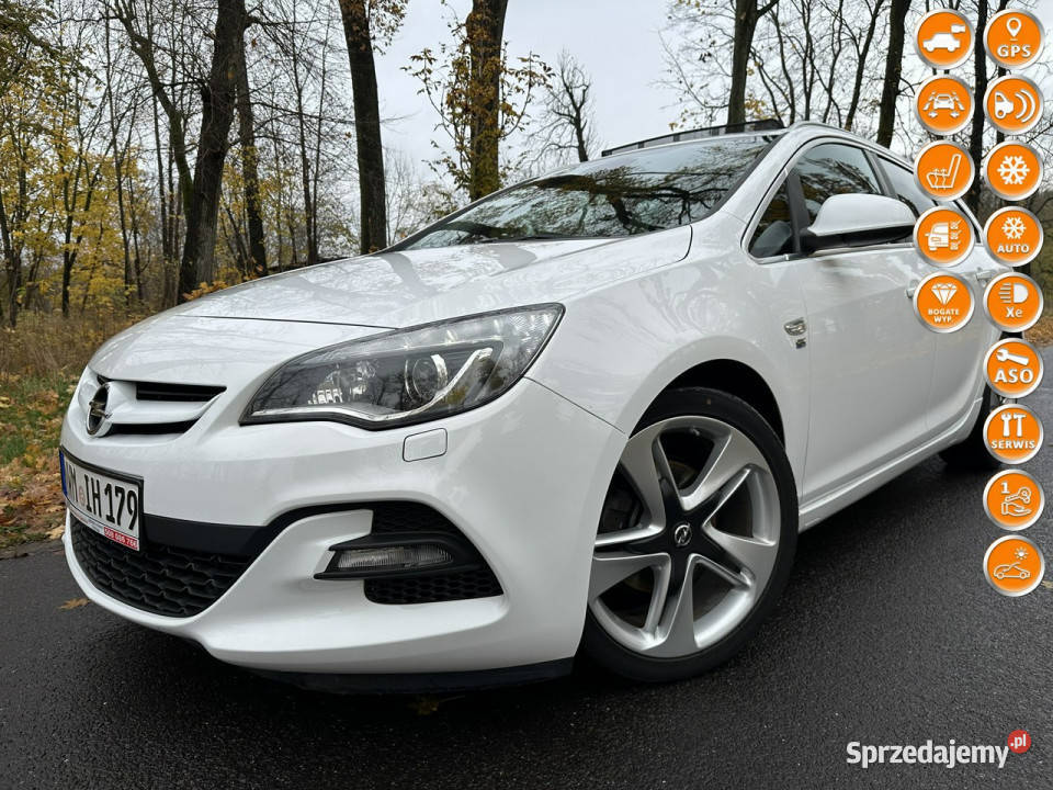 Opel Astra OPC Sport Tourer 16 CDTI 136 2014r regulowane zawieszenie Józefkowo