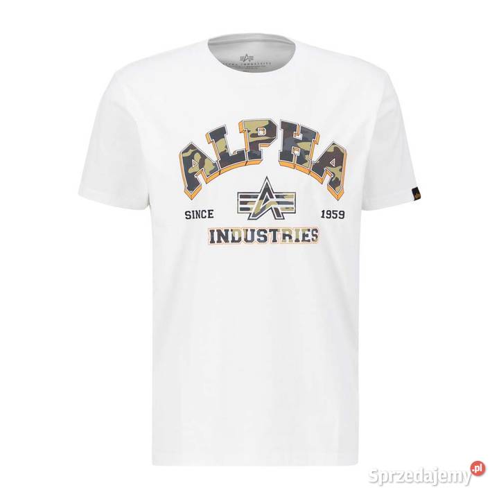 Alpha Industries TSHIRT COLLEGE w 3 kolorach Warszawa