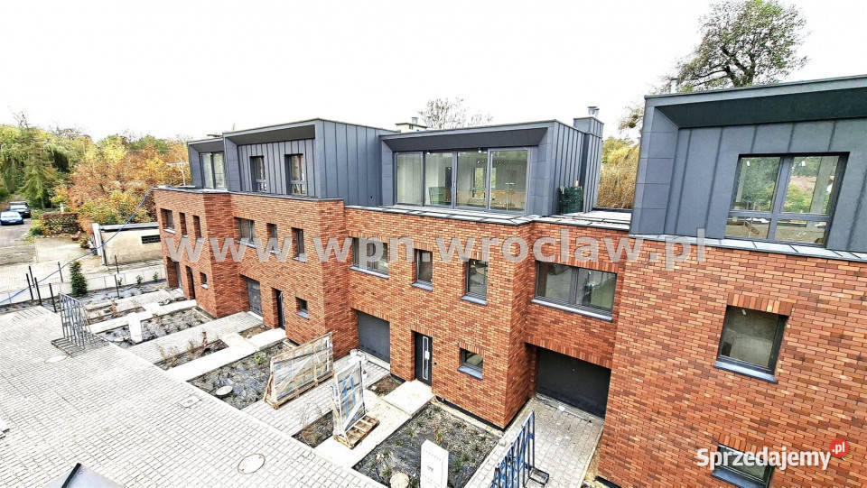 Dom bliźniak 14575 metrów Wrocław do wykończenia dolnośląskie