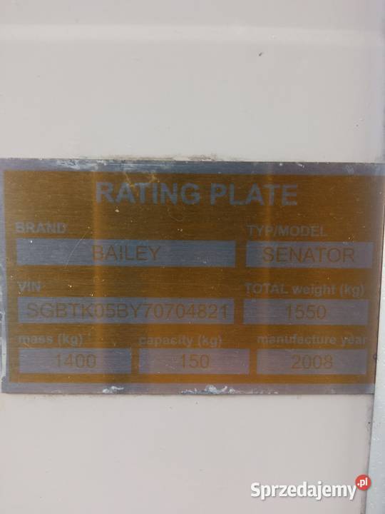 Przyczepa kempingowa Bailey Wyoming Series 6 śląskie