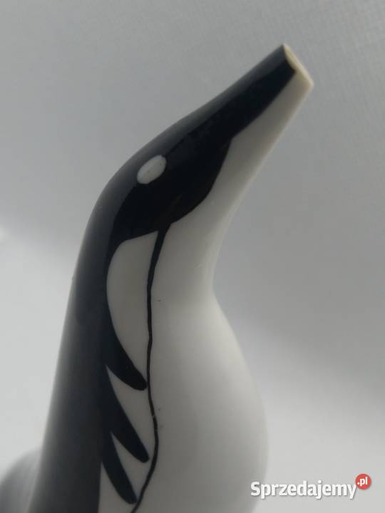 Ćmielów pingwin figurka porcelanowa 155 lata 60 Warszawa