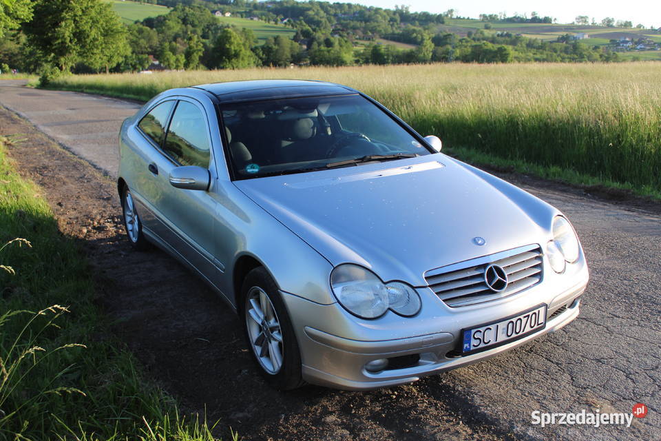 MERCEDES C 230 coupe 2003 centralny zamek 230 Skoczów sprzedam