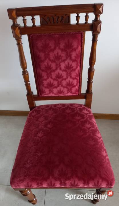Eklektyczne krzesło gabinetowe przełom XIXXX W dolnośląskie Wrocław sprzedam