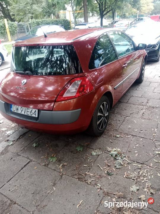 Renault Megane 16benzyna opłaty Okazja nieuszkodzony Domasław