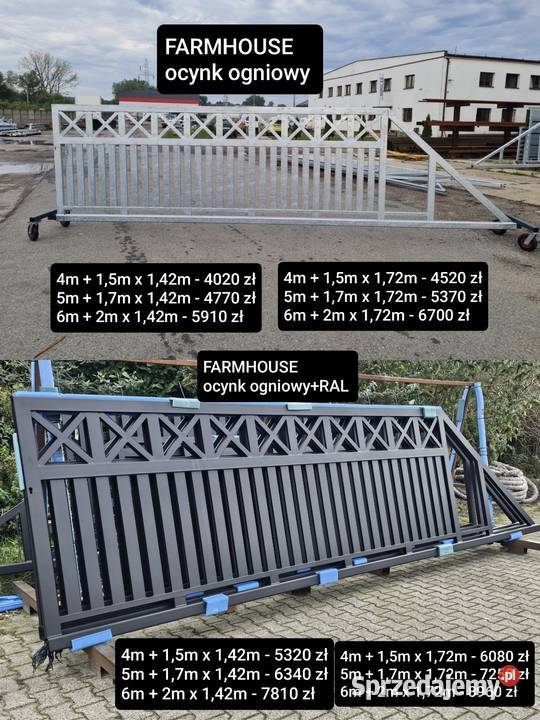 Promocja Brama przesuwna ozdobne krzyże przesuwna Bramy Kajkowo
