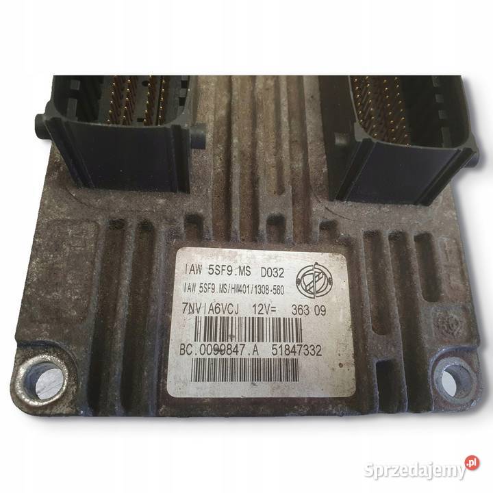 Fiat 500 12 8V STEROWNIK SILNIKA komputer osobowe lubelskie Chełm