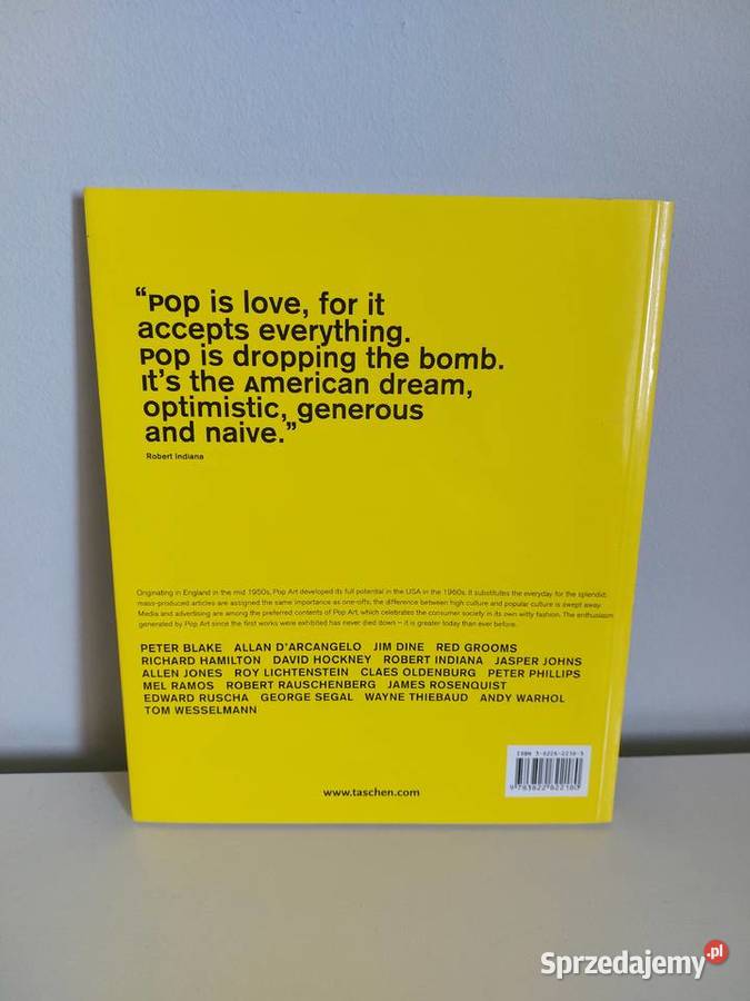 album pop art książka sztuka Taschen Klaus Poznań sprzedam