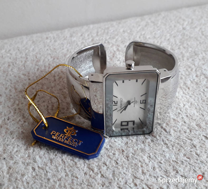 Nowy damski zegarek Perfect srebrny bangle Łódź