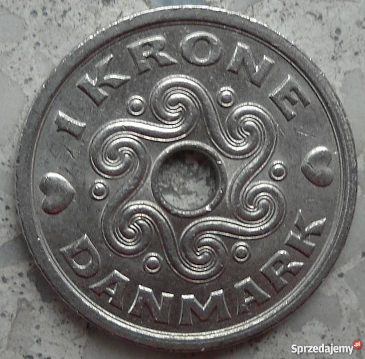 DANIA1 KORONA2000 r Z OTWOREM Numizmatyka