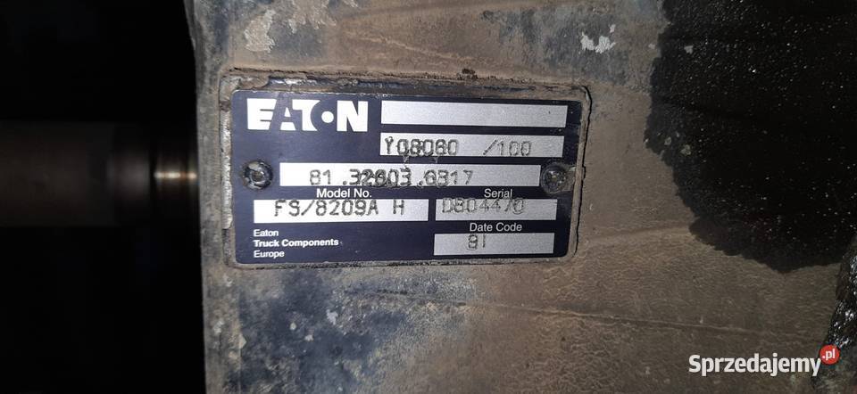 Skrzynia biegów EATON FS 8209AH