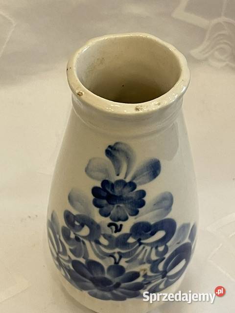 Mini wazon Włocławek ręcznie malowany porcelana Kraków