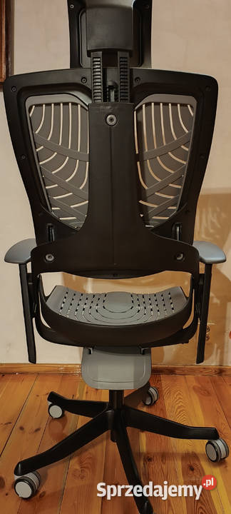 Fotel obrotowy WAU 2 szaroczarny elastomer Toruń