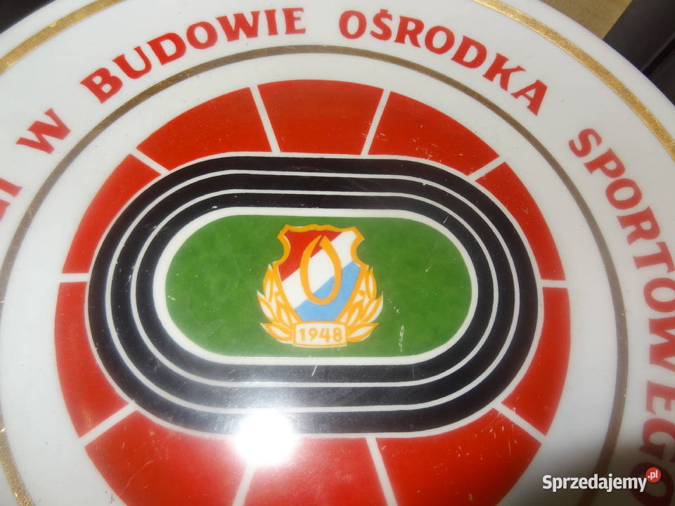 Porcelana Chodzież talerz Olimpia Poznań 1948
