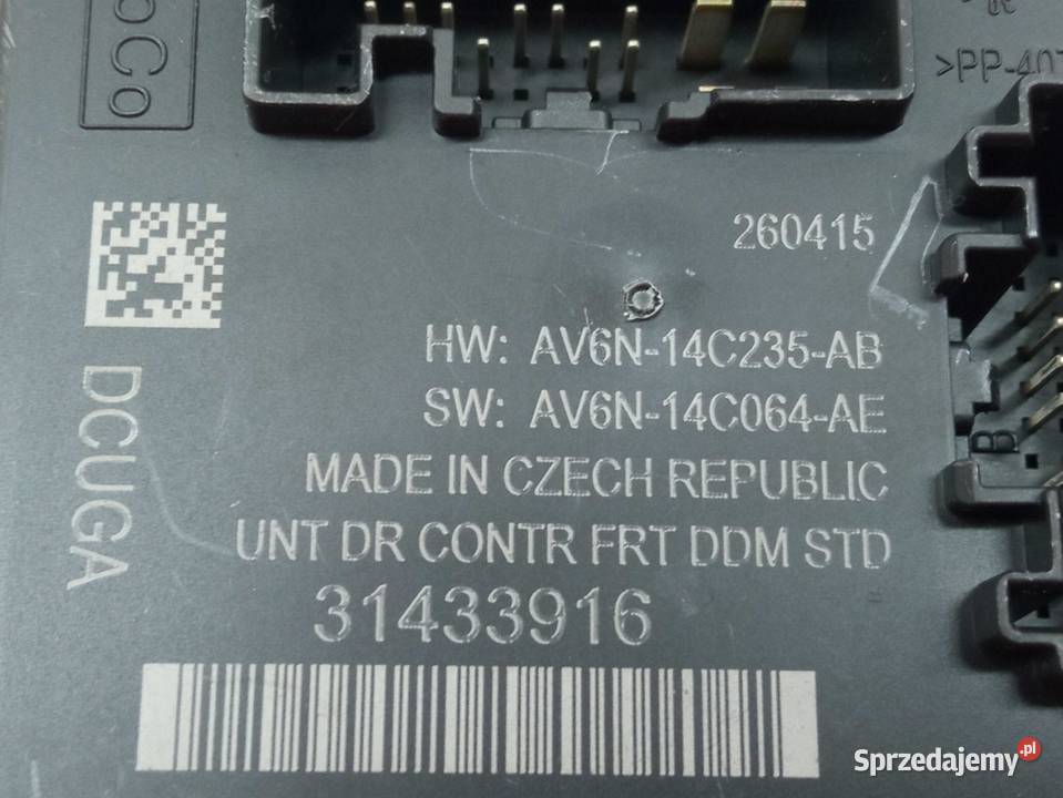 MODUŁ 31433916 DRZWI LEWY PRZÓD Volvo V40 II