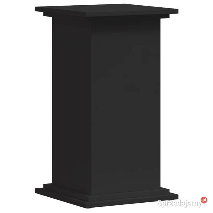 Stojak na rośliny czarny 33x33x60 materiał mazowieckie