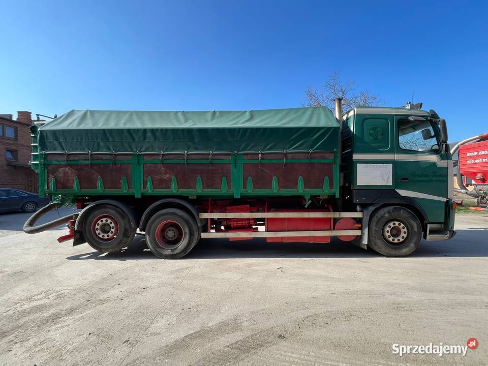 Volvo FH12 z pompą do zboża wywrotka Scania łódzkie