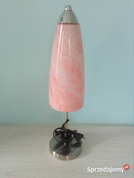 Lampa lampka nocna stołowa pastelowa różowa Białystok