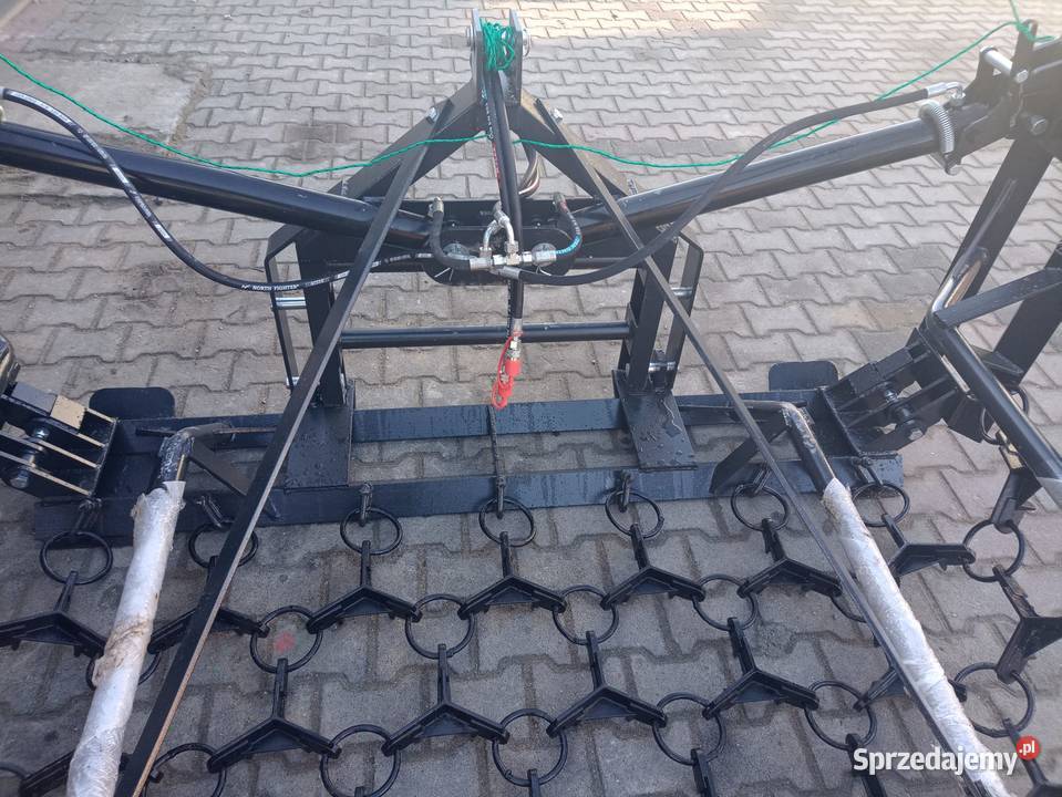 Włóka łąkowo polowa 6m4rzędy hydrauliczna Metal Szubin