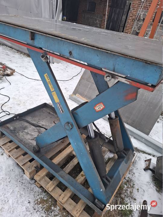 Podnośnik nożycowy hydrauliczny Biznes i Przemysł wielkopolskie Koło