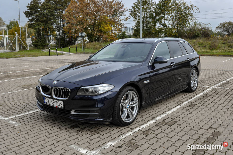BMW Seria 5 20d 190 Automat Lift 2016 r Skóry Wrocław