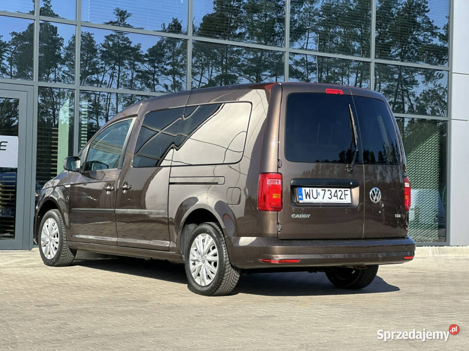Volkswagen Caddy Polski salon 1 Ręka 7 osób Navi elektryczne lusterka Kąty Opolskie