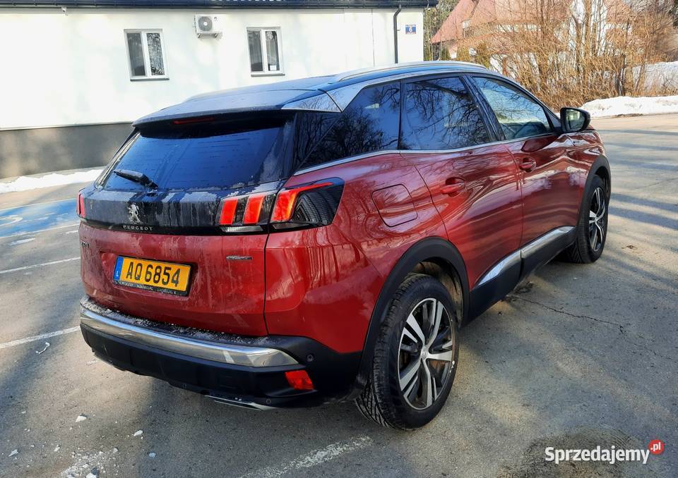 Peugeot 3008 16 THP180 GTLine EAT8 Navi 93tkm asystent pasa ruchu