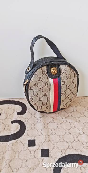 PROMOCJALATOPiękne okrągłe torebkiBeżowy biały Listonoszka  Torby i torebki