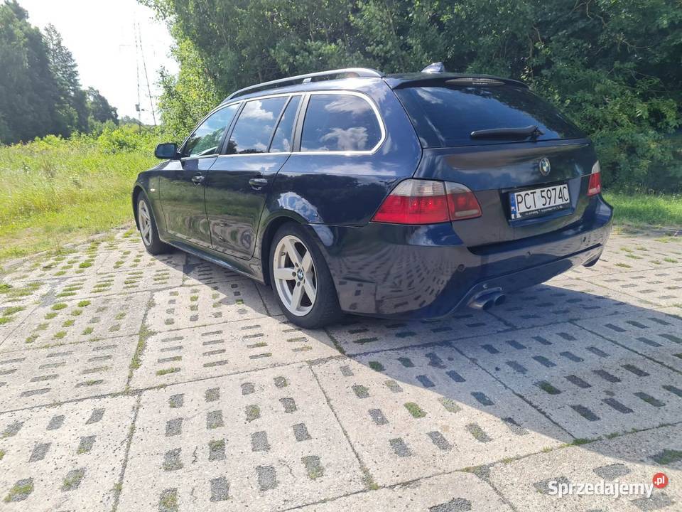 Sprzedam BMW E61 525D 2005r Mpakiet 224 540 nm reflektory ksenonowe wielkopolskie Piła