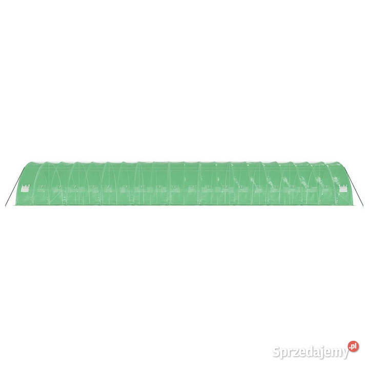 Szklarnia ze stalową ramą zielona 120 m 20x6x285 Warszawa