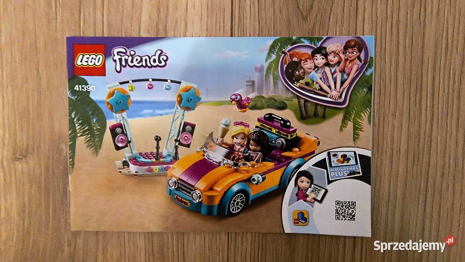 LEGO friends samochód i scena Andrei Łęczyca