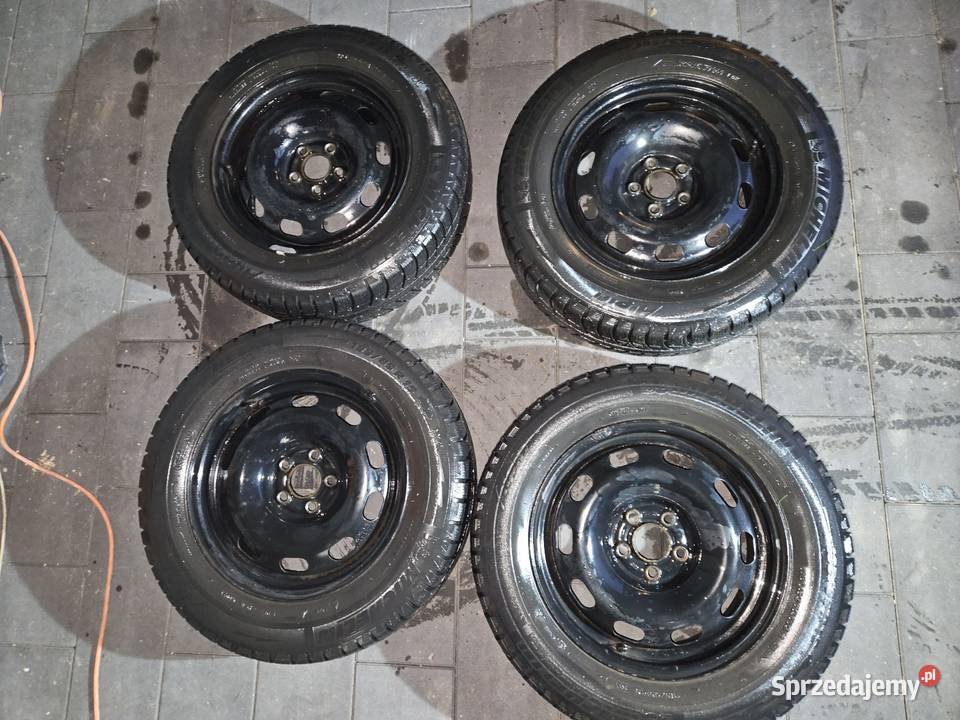 Koła opony zimowe Michelin 19565R15 felgi podlaskie Łomża