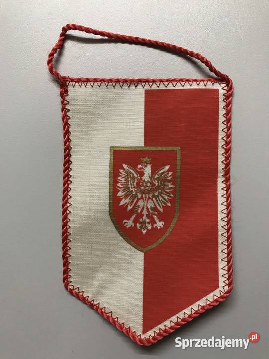Proporczyk PZPN Polski Związek Piłki Nożnej PRL Warszawa