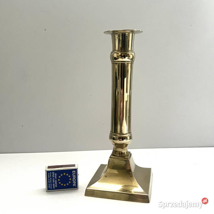 Antyczny mosiężny lichtarz klasycystycznym Warszawa