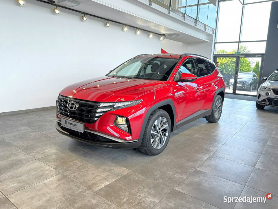 Hyundai Tucson 16TGDI 150 DCT 2021 r salon bordowy Myślenice