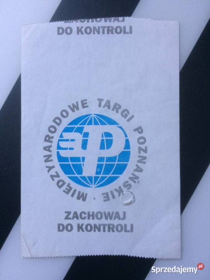 1052 Bilet Na Międzynarodowe Targi Poznańskie Antykwariat zachodniopomorskie