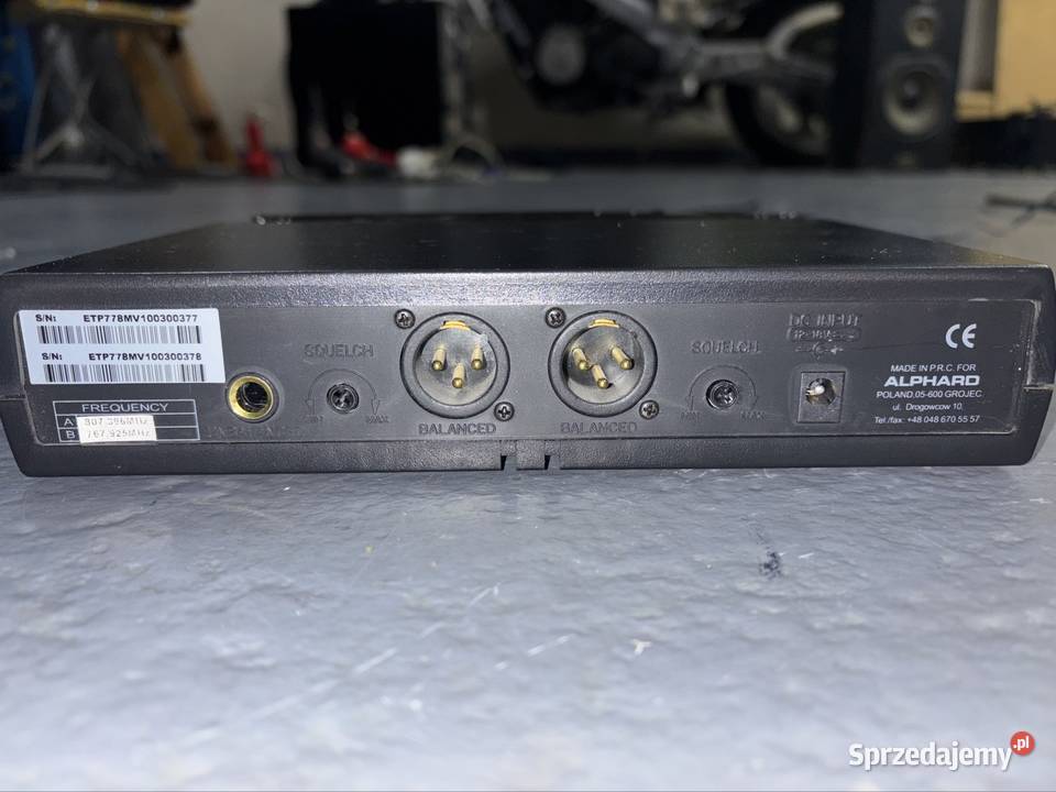 Zestaw mikrofonów bezprzewodowych Alphard Stadła