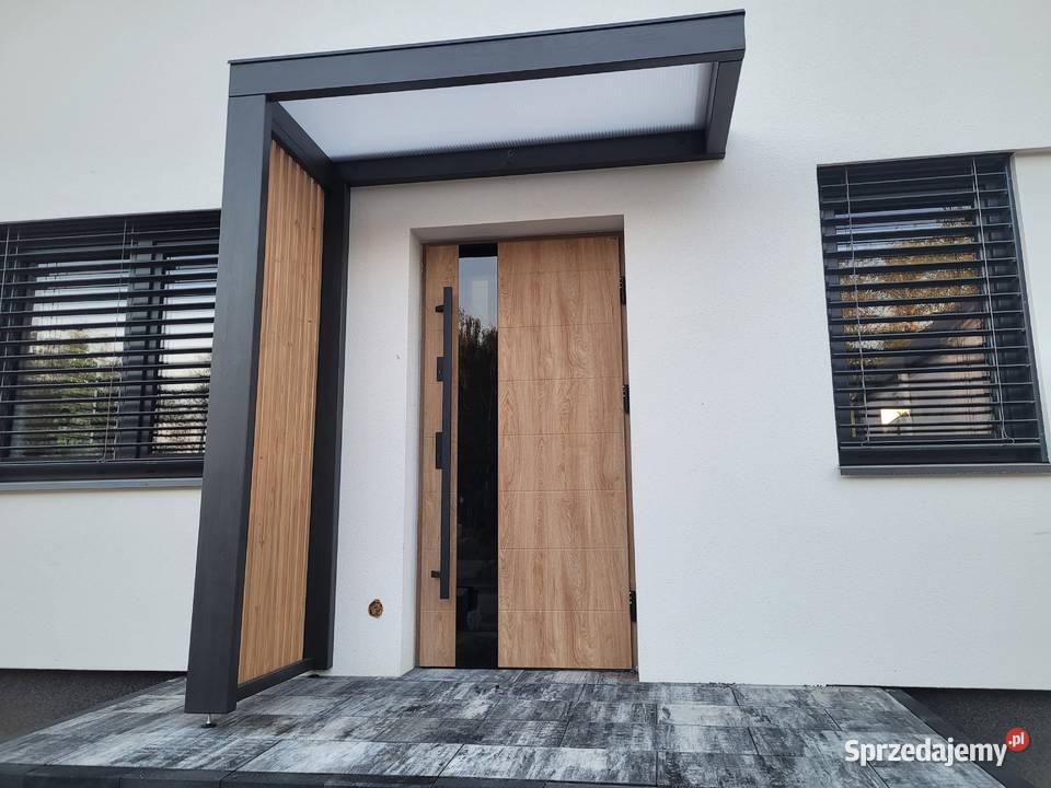 Daszek drzwi wejściowe dach nowoczesny daszek Rzeszów