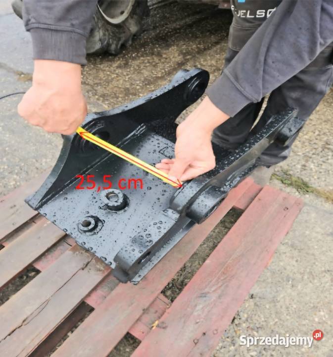 Szybkozłącze mechaniczne do koparki sworznie fi Bielsk