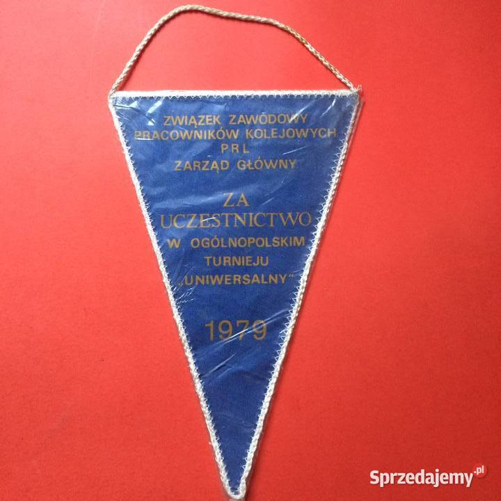 2009 Proporczyk PKP Antyki, Sztuka, Kolekcje Szczecin sprzedam