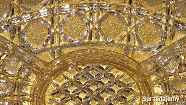 Duża patera kryształowa z przegródkami Inowrocław