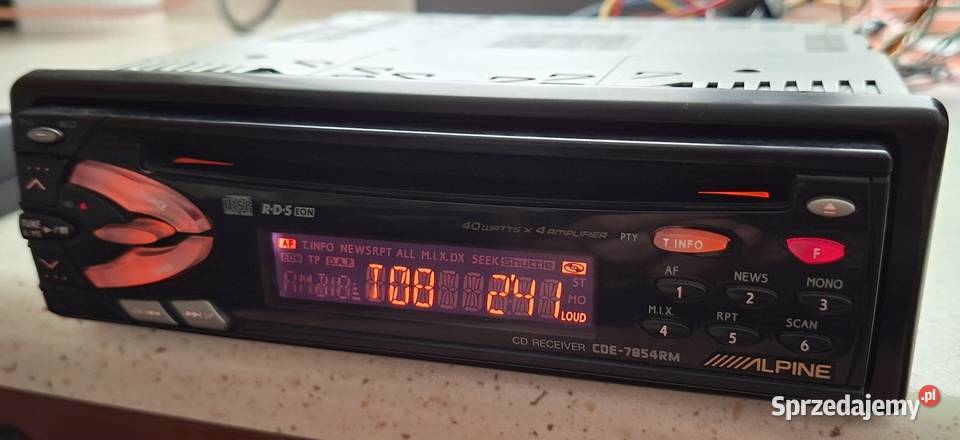Alpine CDE7854RM radio samochodowe CD Alpine Warszawa