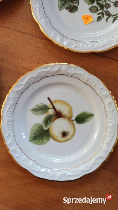 Przepiękne ręcznie malowane owoce na białej Gdańsk sprzedam