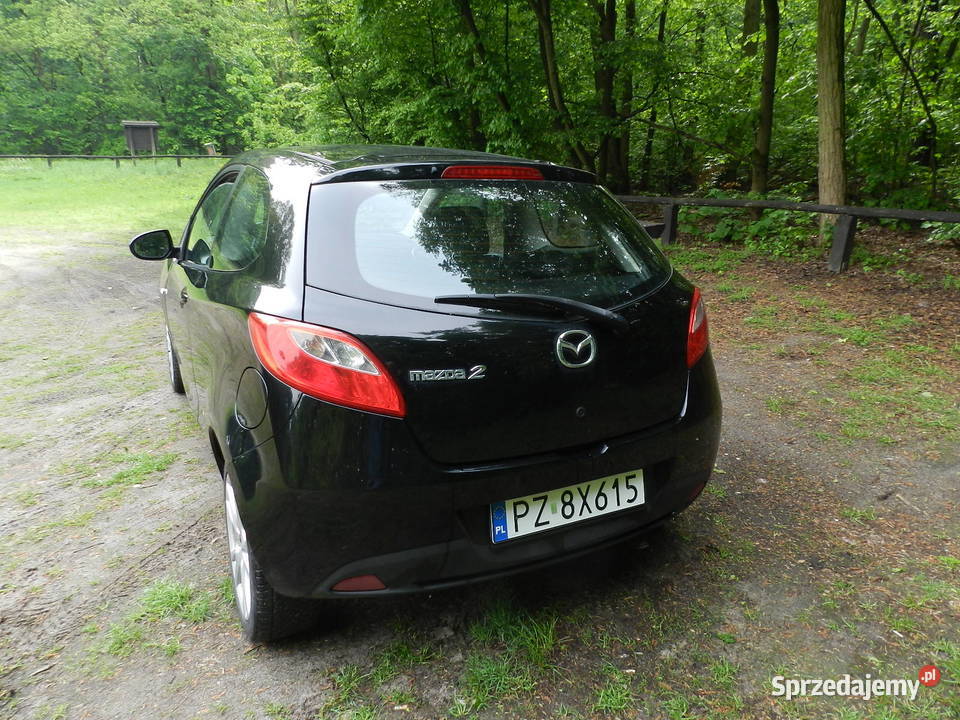 Mazda 2 II BEZ RDZY śliczna niezawodna tania isofix 2 wielkopolskie Puszczykowo