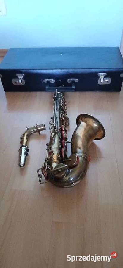 Zabytkowy Saksofon Altowy blaszane Instrumenty dęte