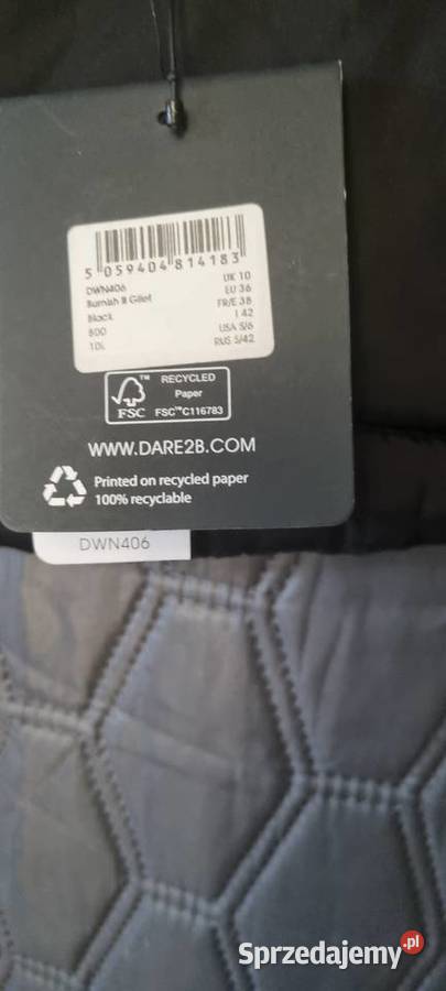 Nowa kamizelka damska Dare 2b Burnish Gilet Wiosenna/Jesienna  dolnośląskie Wrocław