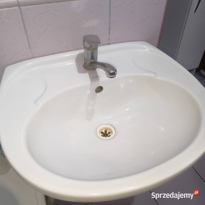 ZLEW ŁAZIENKOWY BATERIA syfon lustro wieszak Ropczyce
