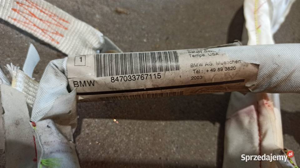 Kurtyna Poduszka Airbag powietrzna Lewa Bmw e60 osobowe Dębica sprzedam