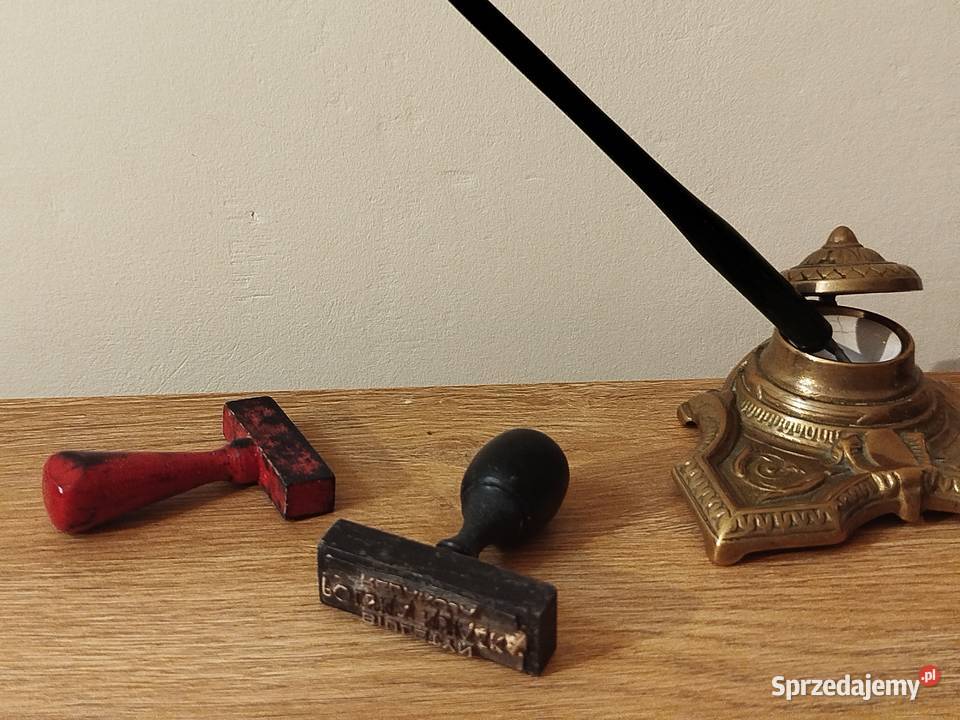 Stara pieczątka stempel Biuletyn Polska Książka Szczecin