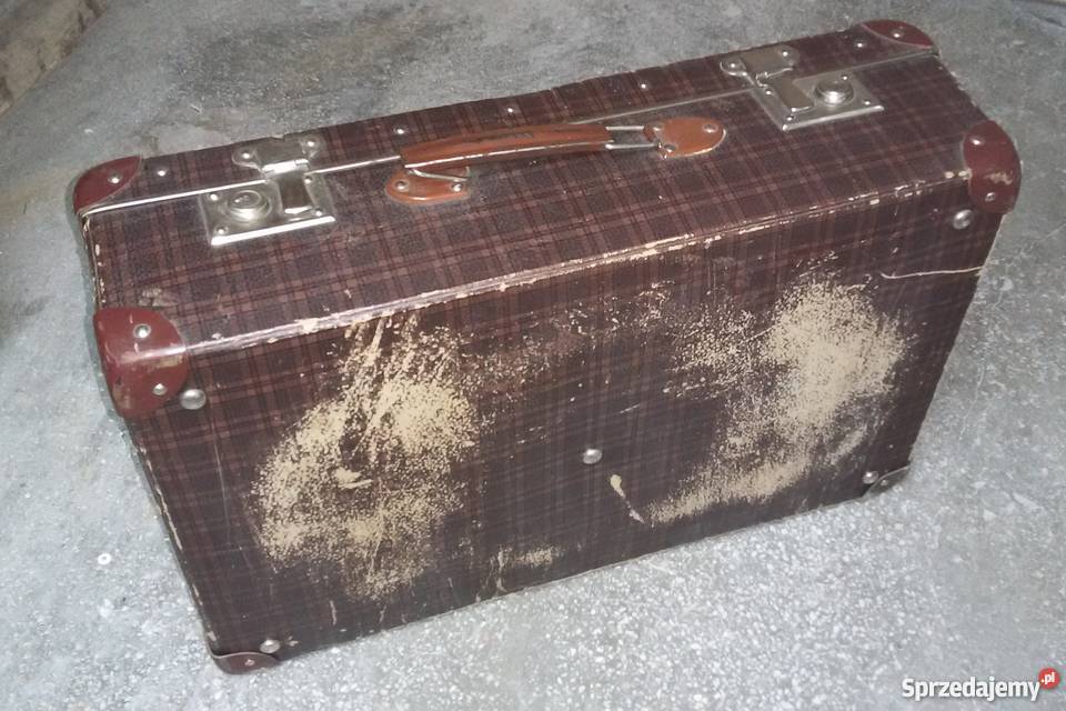 3 stare walizki z czasów PRL Warszawa sprzedam