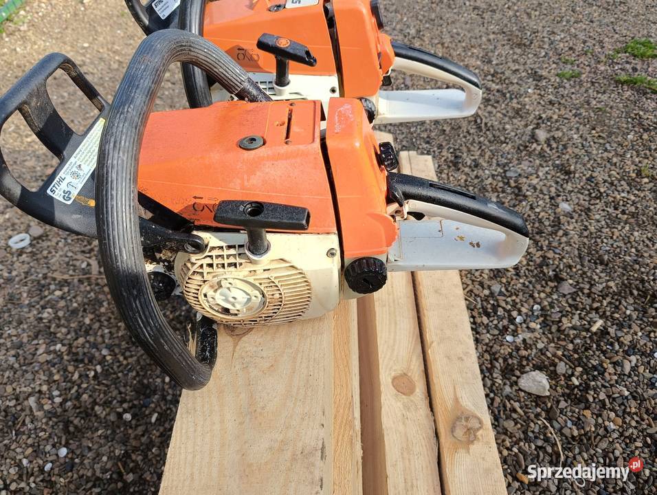 Dwie piły Stihl 026 Piły łańcuchowe